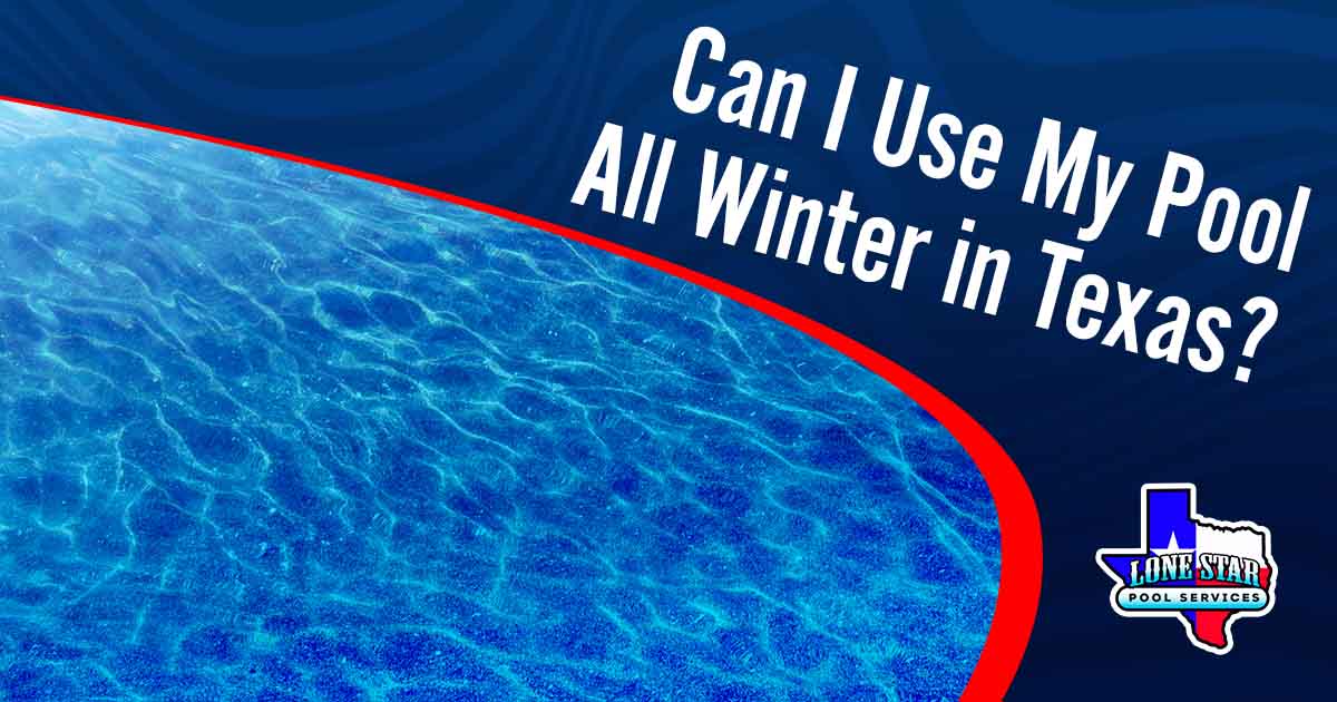 Image of blue transparent sea water and gentle waves during the day, featuring Lone Star Pool Services, highlighting the question 'Can I Use My Pool All Winter in Texas?