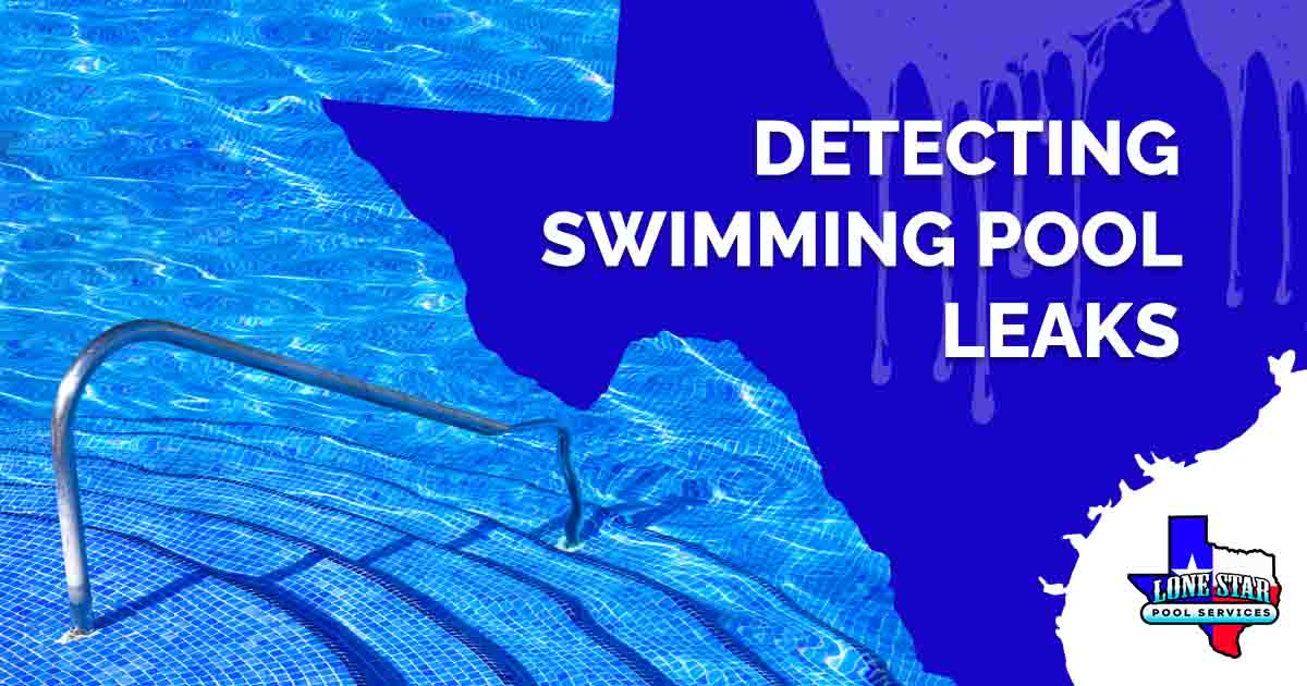Image of clear blue water, featuring Lonestar Pool Services and highlighting expertise in detecting swimming pool leaks.