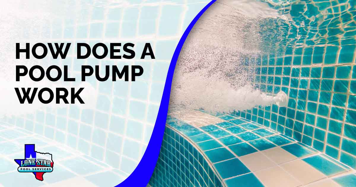 Image of an underwater pool drain close-up, featuring Lonestar Pool Services and highlighting how a pool pump works to maintain water circulation and cleanliness.