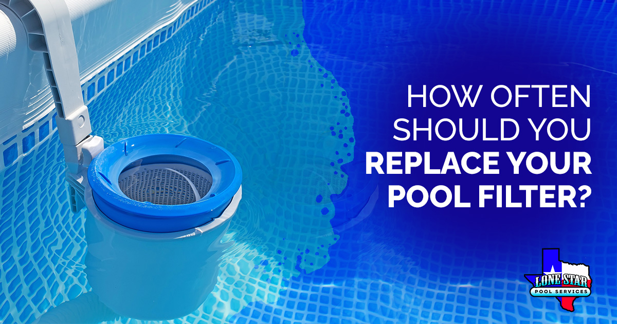 Image of a pool filter, featuring Lonestar Pool Service and highlighting the importance of knowing how often you should replace your pool filter for optimal performance.