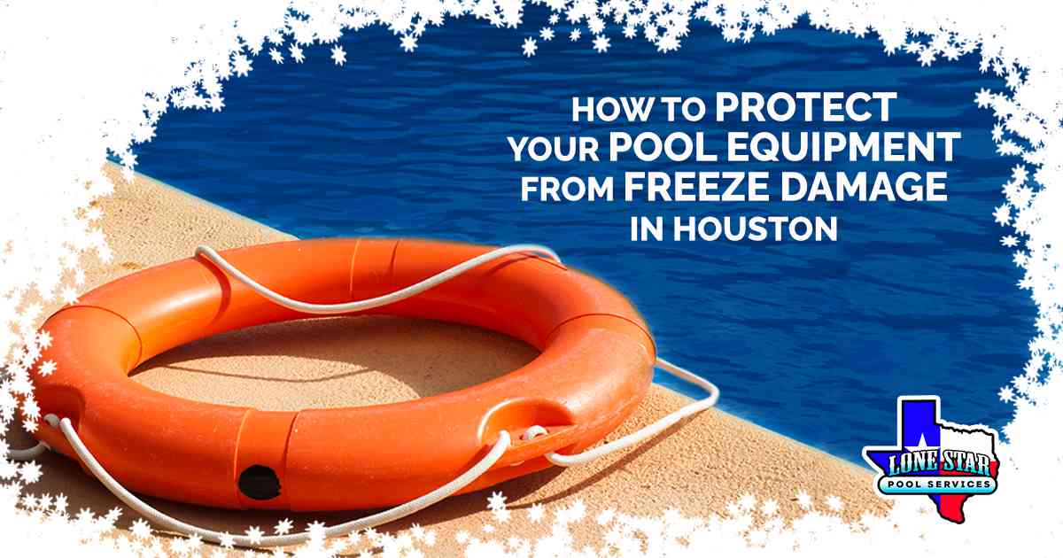 How to Protect Your Pool Equipment from Freeze Damage in Houston Buoy floating in a swimming pool representing Lonestar Pool Services’ guide on how to protect your pool equipment from freeze damage in Houston.