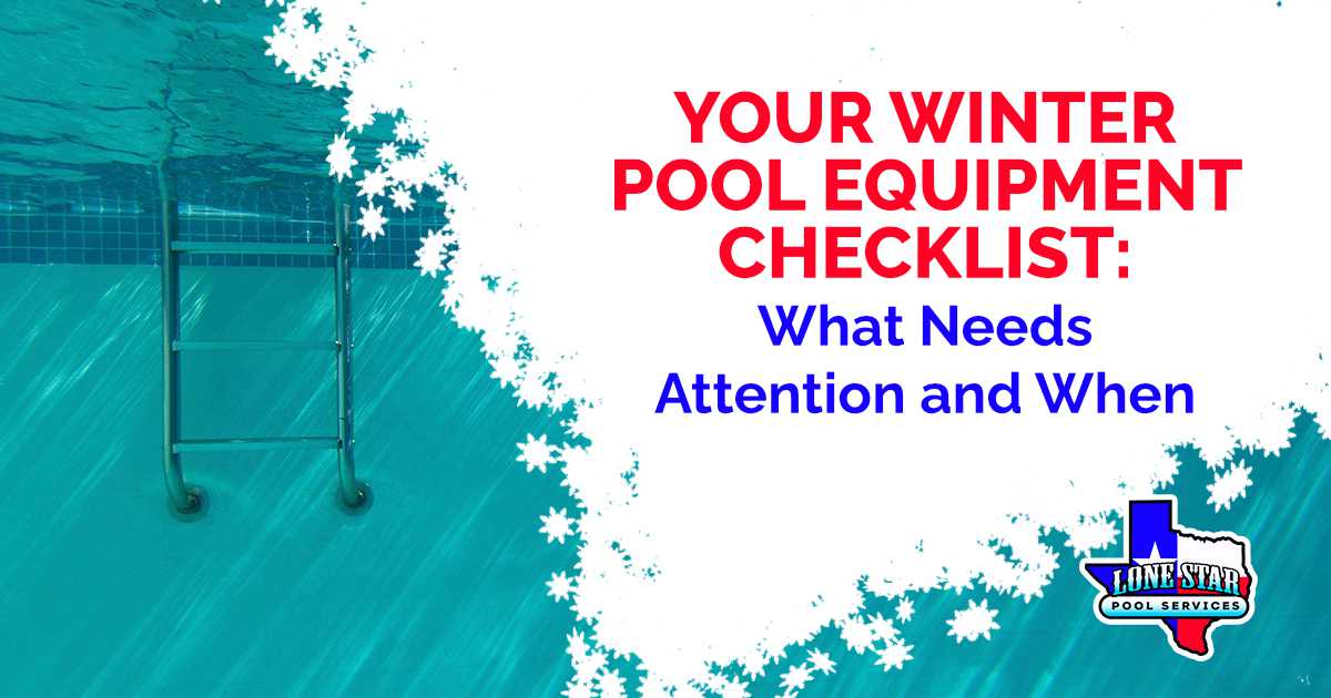 Your Winter Pool Equipment Checklist What Needs Attention and Wh Empty swimming pool maintained by Lonestar Pool Services, illustrating the winter pool equipment checklist and seasonal maintenance tips.